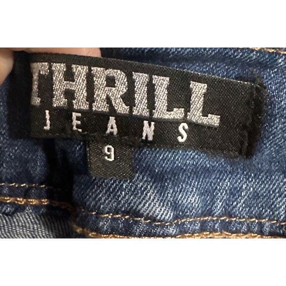 Thrill Jeans Better Booty Instantly Size 9 Juniors Jeans Distressed Casual - Picture 6 of 14